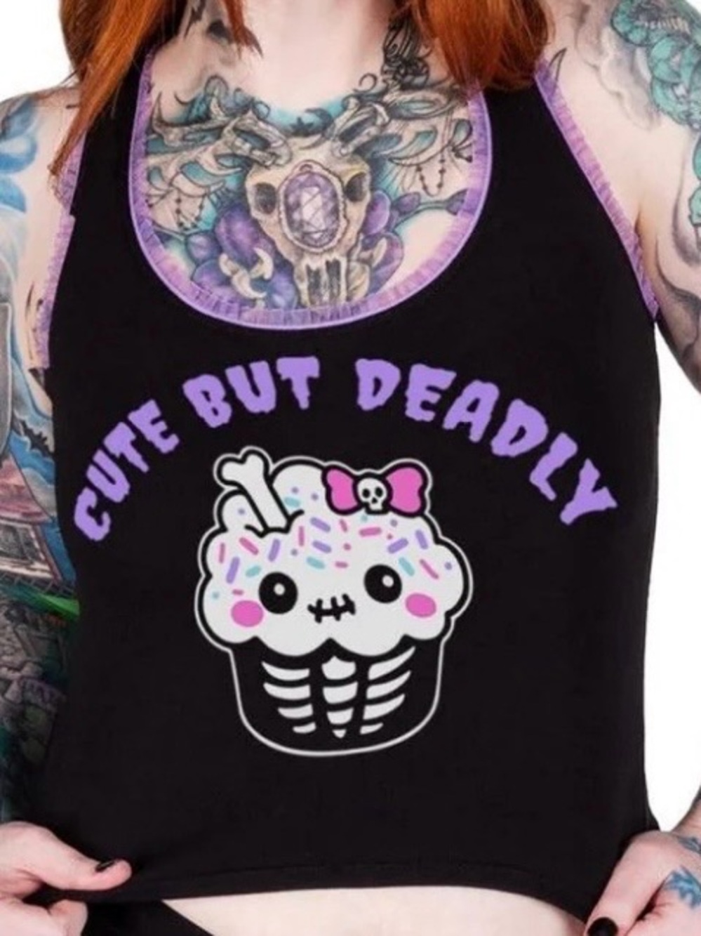Too fast Cute But Deadly Cupcake Tank